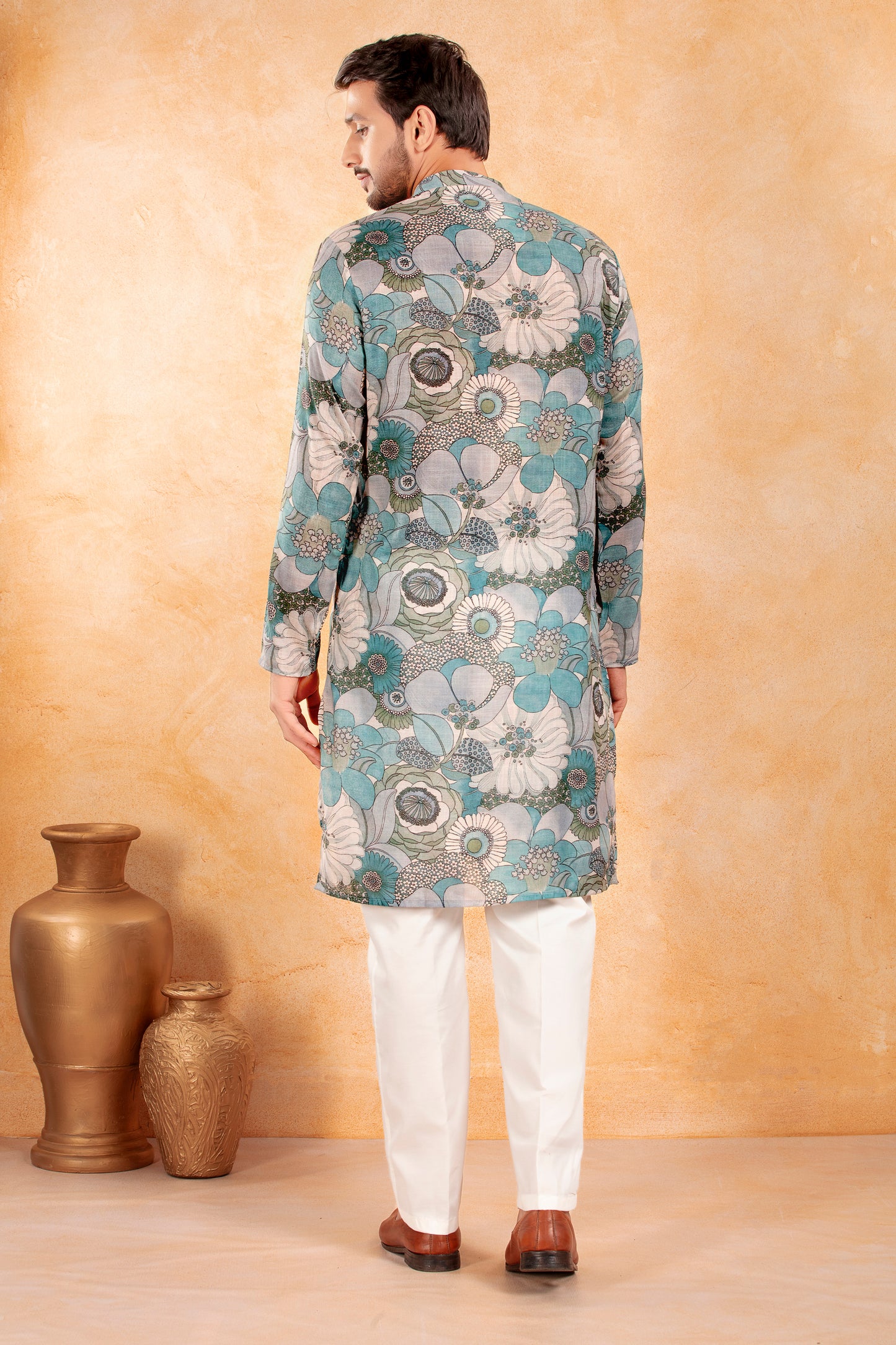 Sky Bloom Kurta Set