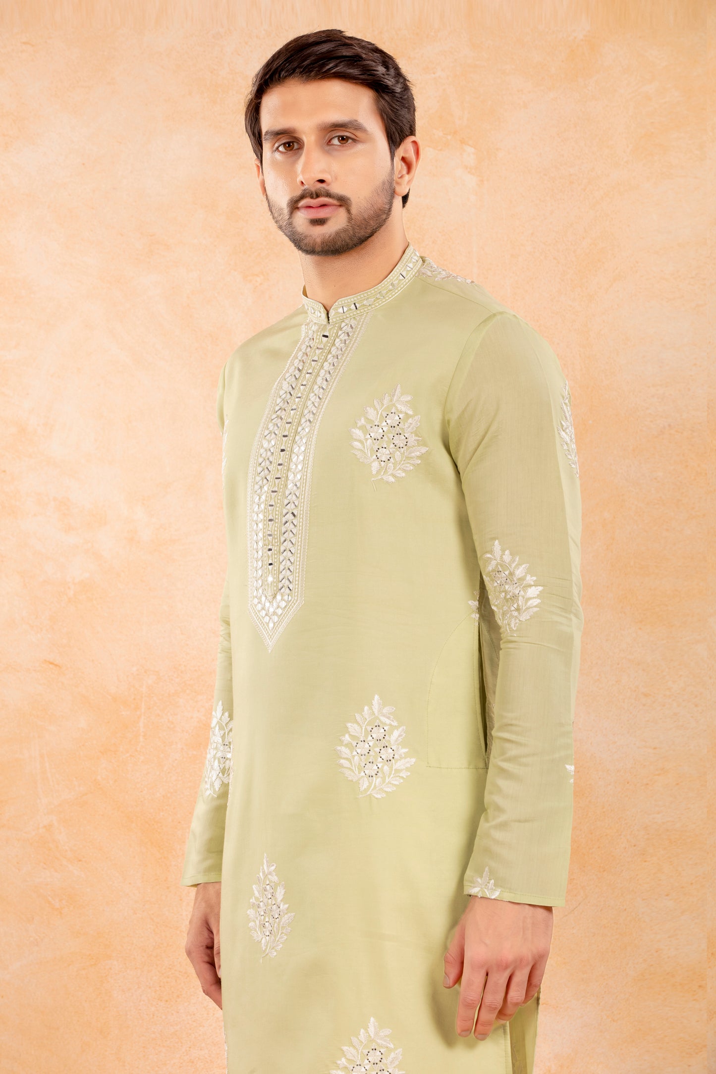 Pistachio Gleam Kurta Set