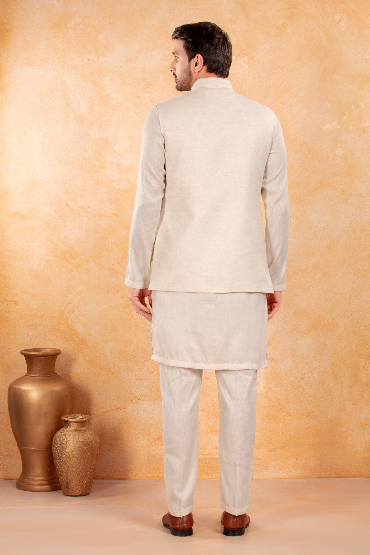 Ivory Nehru Kurta Set