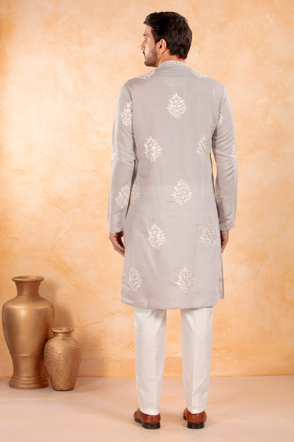 Grey Gleam Kurta Set