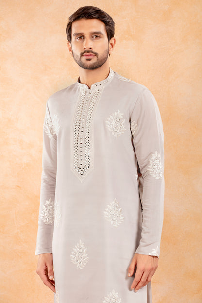 Grey Gleam Kurta Set