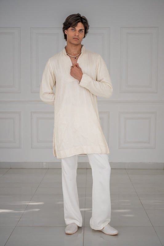 Ivory Jal Kurta Set