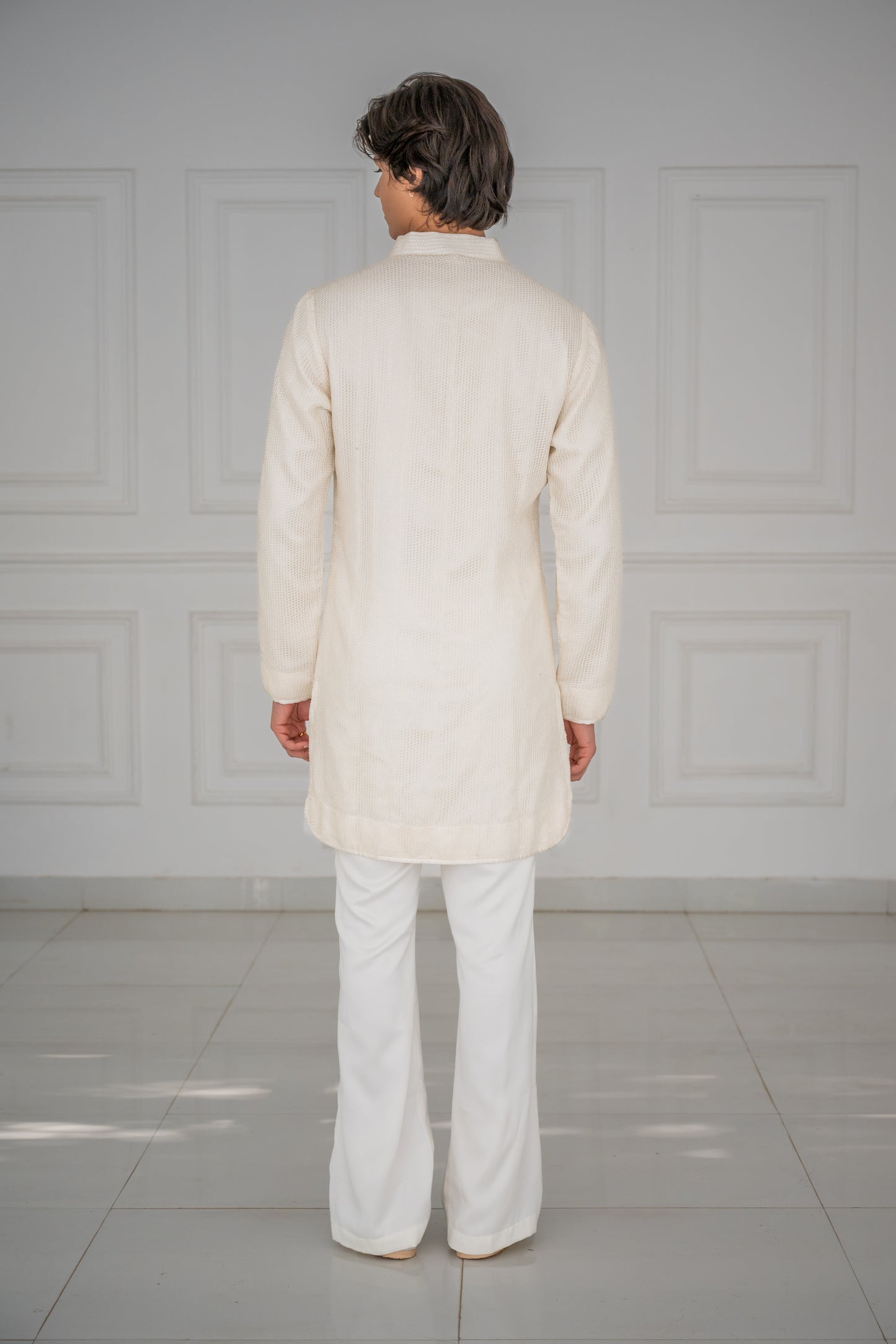 Ivory Jal Kurta Set
