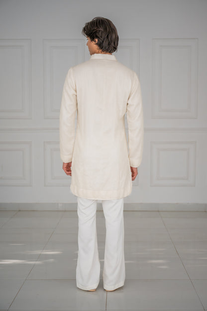 Ivory Jal Kurta Set